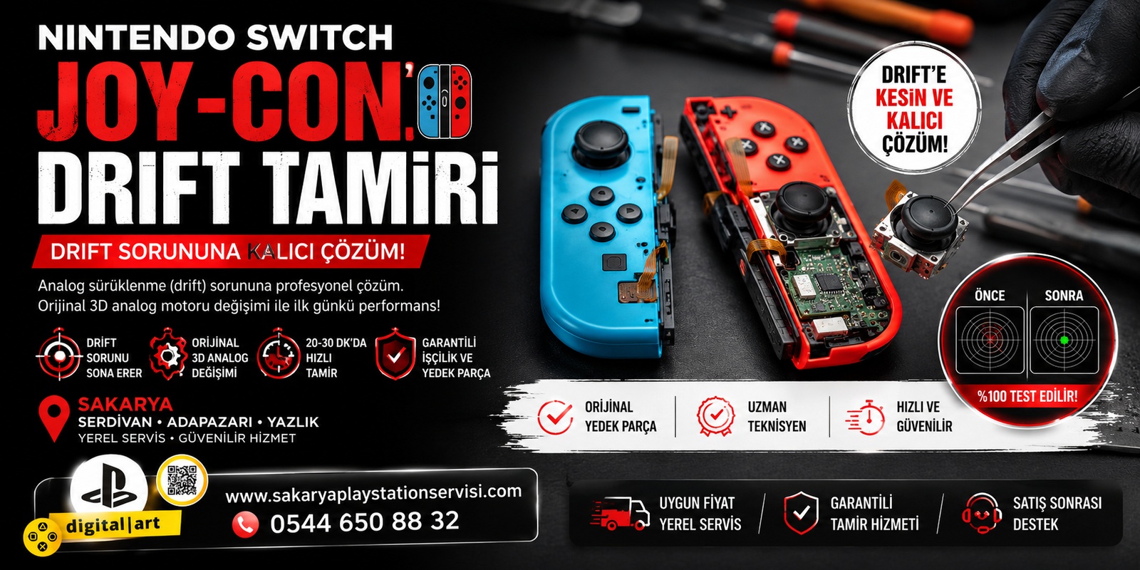 Sakarya Nintendo Switch Joy-Con Drift Tamiri: Adım Adım Rehber Nintendo Switch Joy-Con analog değişimi yapılması. | Sakarya PlayStation tamiri, Adapazarı, Serdivan, Yazlık, Erenler, Hendek, Akyazı, Geyve konsol servisi